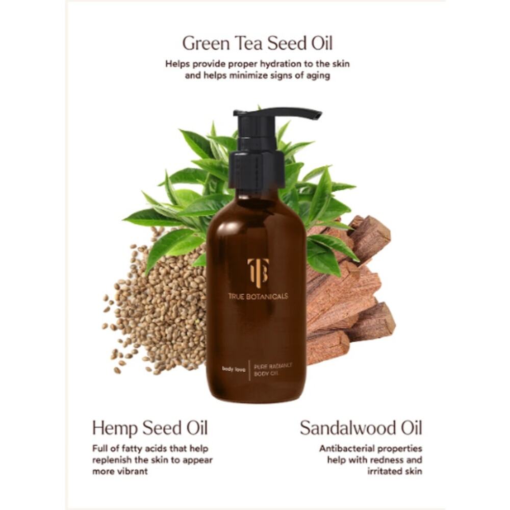 True Botanicals Body Love Pure Radiance Body Oil 118mL - NEW in Box - Picture 5 of 10